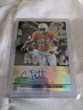 2013 Cordarrelle Patterson Leaf Draft Authentic Signature Card SN 59/99 BA-CP2