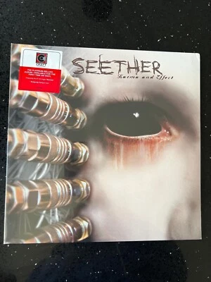 Seether - Karma And Effect -  Burgundy, Coloured LP VINYL NEW SEALED - Image 1 of 3