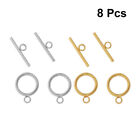 8er Set Edelstahl Schmuckschnalle für DIY Armband Halskette (gemischte Farbe)