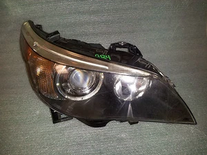 2004 2005 2006 BMW 5 Series Passenger Side Bi Xenon HID Headlight OEM FACTORY - Picture 1 of 5