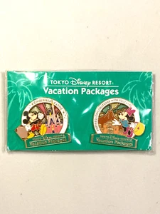 Prendedores paquetes de vacaciones Tokyo Disney Resort - Mickey y Minnie - exclusivos de Japón - Imagen 1 de 4