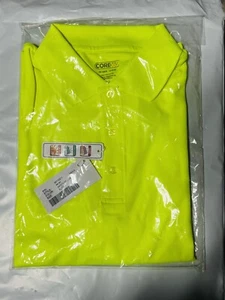 Core365 Men's XL Short Sleeve Performance Polo Safety Yellow • 88181 • Brand New - Bild 1 von 2