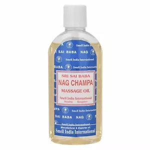 Sri Sai Baba Nag Champa Massage Oil Body Essential Oil Free From Alcohol 100ML - Picture 1 of 5