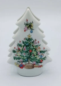 Vintage Lefton Christmas Tree Napkin Holder Letter Holder #1202 Japan 4" H - Picture 1 of 5