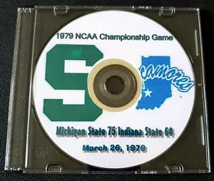 1979 NCAA CHAMPIONSHIP GAME MICHIGAN ST 75 INDIANA ST 64 - MAGIC v BIRD - Picture 1 of 1