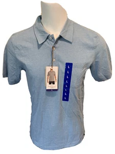Weatherproof | Men's Illusion Stripe S/S Polo | Infinity Blues | Large | NWT - Imagen 1 de 4
