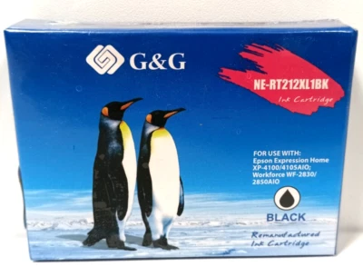 Cartucho de tinta negro G&G Epson Workforce WF-2830 XP-4100 Foto 1 de 4