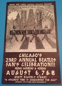 Vintage Chicago Beatlefest'99 Media Pamphlet - Picture 1 of 2