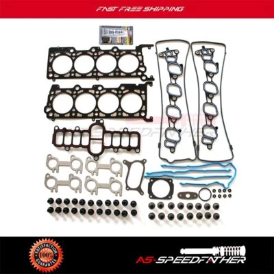 Juego de juntas de culata para Ford Expedition 2001 2002 4,6 L V8 SOHC VIN W Foto 1 de 4