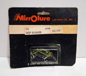 VINTAGE L&S BAIT CO THE ORIGINAL MIRROLURE DEEP RUNNER LURE NOS NEW OLD STOCK - Picture 1 of 3