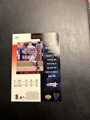 C53c Jeff Bagwell Houston Astros Sq37￼ Starquest Collectors Choice, 1998 - Image 1 of 2