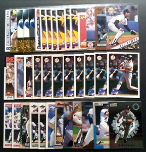 (39) Topps Score Bowman Insert Parallel Oddball Wade Boggs Yankees Red Sox