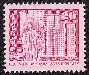 DDR 20 Pfg. dünnes glänzendes Papier Mi.Nr. 2485 w postfrisch Mi.Wert 40 € (B22) - Picture 1 of 2