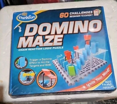 SEALED ThinkFun Domino Maze: Chain Reaction Logic Puzzle Game - Image 1 of 4