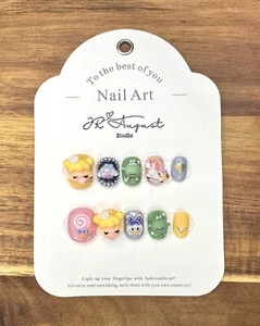 Press on Nails Handmade Popmart Dream Series Macarons Rund Kurznägel S M L - Bild 1 von 4