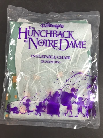 Disneys The Hunchback Of Notre Dame Inflatable Chair Quasimodo New Avon Vintage Cover