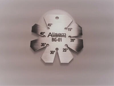 ALISAM ENGINEERING Chisel bevel gauge / gage - heavy 14g stainless steel