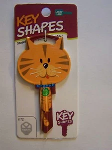 Cat shape Kwikset house key blank. - Picture 1 of 1