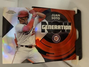 2022 Topps Chrome Update Juan Soto #GNC-3 Generation Now Refractor - Picture 1 of 2