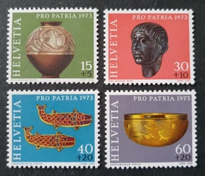 1973 SWITZERLAND ZWITSERLAND SUISSE SET PRO PATRIA VF MNH - Picture 1 of 1