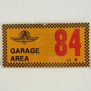 1984 Indianapolis 500 Laminated Garage Area Parking Pass Credential #149 H - Picture 1 of 6