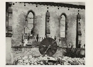 Postcard Paul Strand, Photo "Bombed Church, Hoste, Moselle, France" in 1950 MINT - Picture 1 of 1