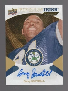 Corny Southall AUTOGRAPH Notre Dame Fighting Irish 2017 Upper Deck AUTO Football - Picture 1 of 1