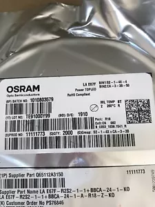 2000 PCS OSRAM LA E67F-R2S2-1-1+BBCA-24-1-A-R18-Z-KO , Q65112A3150 Power TOPLED - Picture 1 of 4