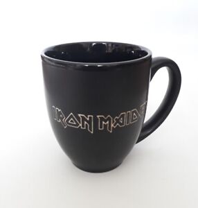 Iron Maiden Embossed Logo Mug Cup Black Official Global 2015 VGC