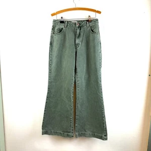Rolla's Damen Jeans grün East Coast Schlag Größe 31 High Rise Boho Festival - Bild 1 von 13