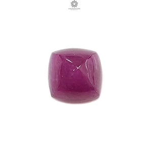 14.70cts Natural Purple Ruby Gemstone Cabochon Sugarloaf Shape 12mm 1pc - Picture 1 of 5