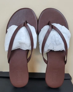 RSVP Fiesta Tanga Sandalia Cacao Talla 9.5 Nueva con Caja - Imagen 1 de 5