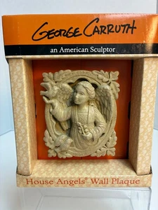 George Carruth Sculpture House Angels SA Wall Plaque 2005 5.5”x5.5” NIB #23670 - Picture 1 of 7