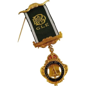 Masonic Grand Lodge of England Badge Bodega Lodge 8019 Collectable - Picture 1 of 6
