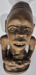 African Wood Fertility Statue Kongo Kingdom Yombe Conga Present Day Angola Vtg - Picture 1 of 15