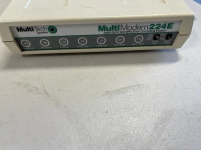 MultiTech Systems Multi Modem 224 MT224AH w/ Power Supply Exc. Condition WoW!  - Image 1 of 4