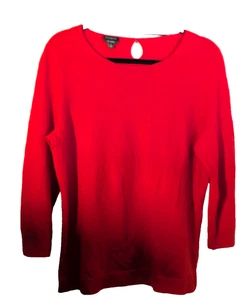 Talbots Pure Cashmere Mujer Rojo L Suéter Usado - Imagen 1 de 5