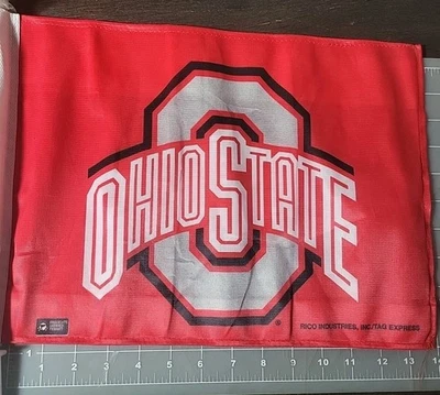 NCAA OHIO STATE buckeyes Car Window Fan Flag - Image 1 of 4