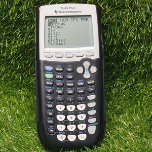 Texas Instruments TI-84 Plus Graphing Calculator With Cover - Black - Picture 1 of 21