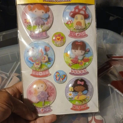 Princesa Castillo Rana Príncipe Carro Corona Zapatos Coctelera Pop-up Pegatinas Foto 1 de 2