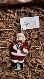 Vintage 2000 Christopher Radko Christmas Ornament Victorian Tree Santa Claus NOS - Bild 1 von 6