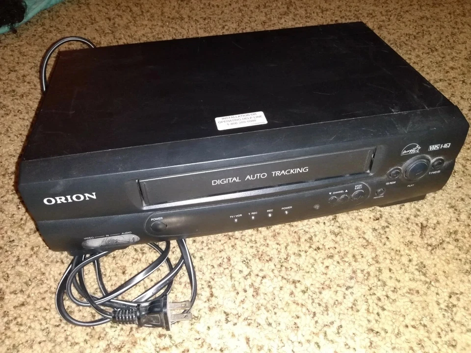 Orion VR313 VCR Video Cassette Recorder VHS Player No Remote Used Works great - Image 1 of 1
