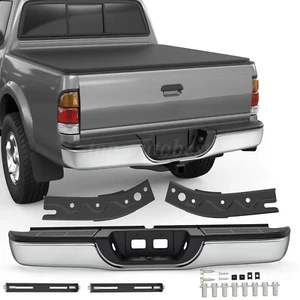 For 2000-2005 2006 Toyota Tundra Steel Rear Step Bumper Chrome Complete Assembly - Picture 1 of 13
