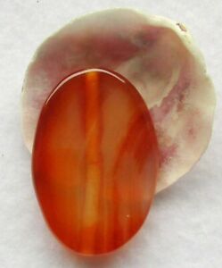 #2# AGATE Red - Oval - Large - 26/38mm SALE