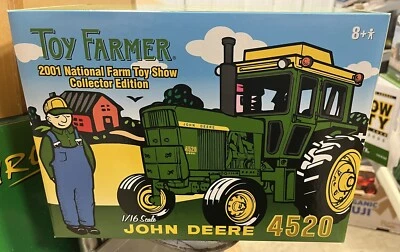 ERTL John Deere 4520 Tractor With Cab 2001 National Farm Toy Show  1/16 NIB - Image 1 of 4