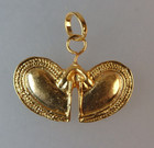 Kolumbien Inka Schmuck: Kleiner Anhänger Symbol Museumskopie (94494)