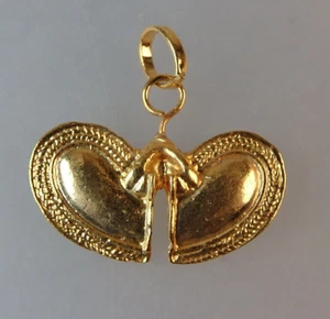 Kolumbien Inka Schmuck: Kleiner Anhänger Symbol Museumskopie (94494) - Bild 1 von 3