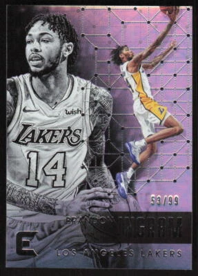 2017-18 Panini Essentials Silver #72 Brandon Ingram /99 Los Angeles Lakers - Image 1 of 2
