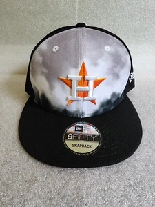 Chapeau camionneur en maille Houston Astros New Era MLB 9FIFTY ~ noir/gris/blanc - Photo 1/8