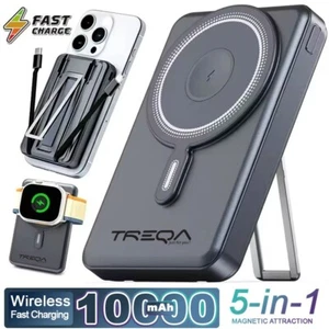 Power Magnetic Bank 10000mAh Wireless Charging Portable Charger for iphone AU - Picture 1 of 12